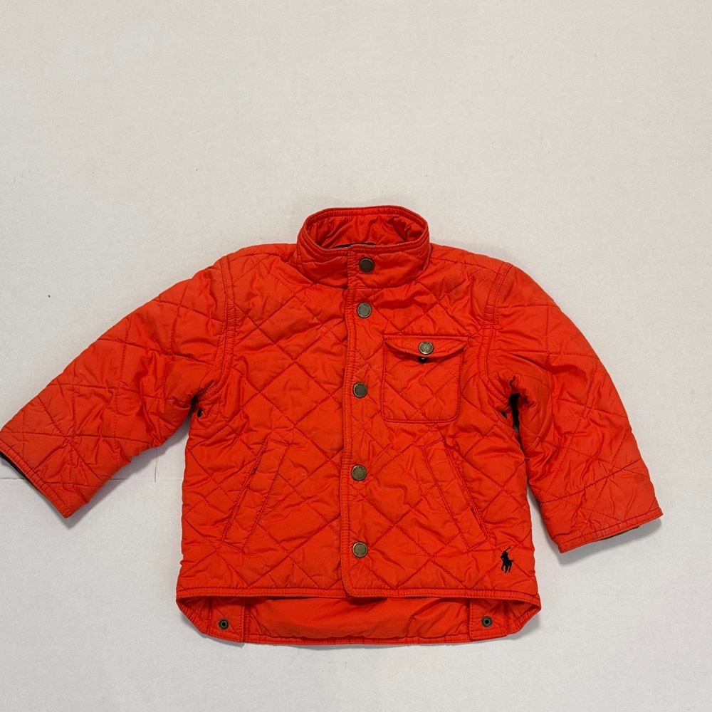 Polo Ralph Lauren Kids Quilted Jacket Size 2/2T Orange